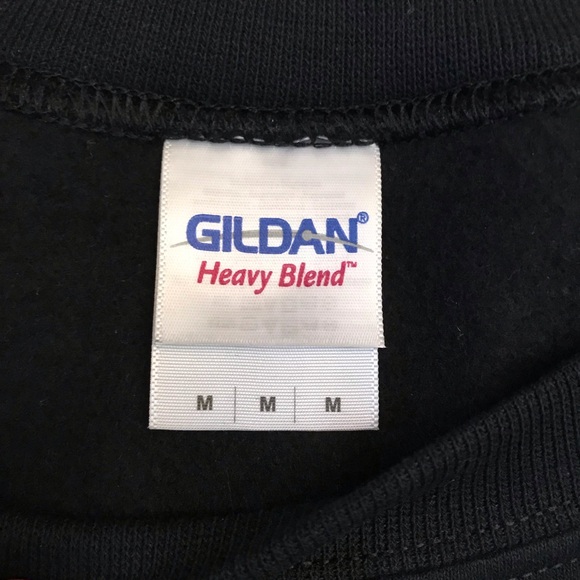 Gildan Streetwear BUDS 420 Graphic Sweatshirt Sweater Mens Medium Black Novelty - Picture 4 of 6